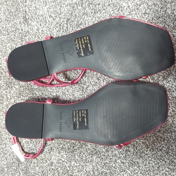 Katy Perry The Marcy Mule Sandals Metallic Pink Size 8 NEW - Picture 4 of 7